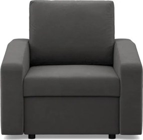 Zeus fotel, döntött kartámasz, szövet anyag, bonell töltet, szürke