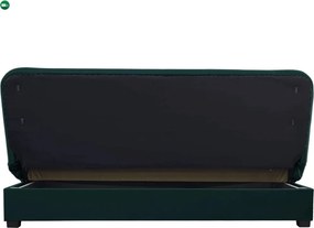Kinyitható kanapéágy PIANO zöld bársony