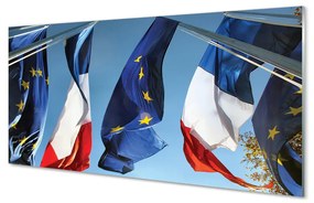 Akrilkép zászlók 125x50 cm