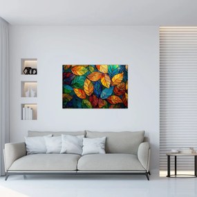 Kép - Levélmozaik (90x60 cm)