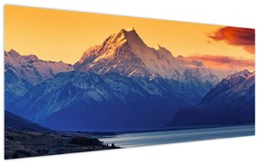 Kép - Pukaki-tó (120x50 cm)