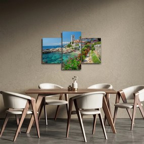 Kép - Festői tengerparti falu (90x60 cm)