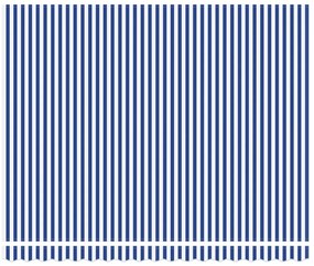 Automatikus Behúzható Napellenző Kék és Fehér 350x250 cm