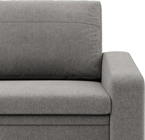 Vertico fekvőfotel, 80 cm széles, fonott, szürke