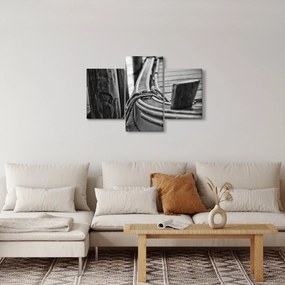 Kép - Egy kikötött hajó (90x60 cm)