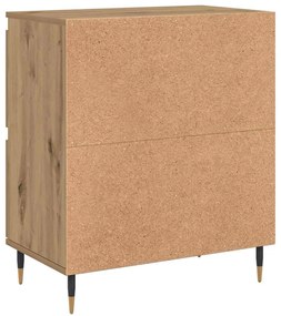 Oldalszekrények 3 pcs kézműves tölgy 180 x 35 x 70 cm Faanyag