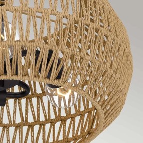 Quoizel QZ-CASABLANCA-3SF-PBZ - Mennyezeti lámpa CASABLANCA 3xE27/60W/230V