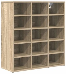 Cipősszekrény sonoma tölgy 77.5 x 30 x 83.5 cm Faanyag