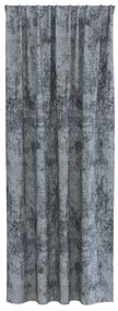 Bársonyfugönyök 2 db Pálcás Ezüst Szürke 225x140 cm