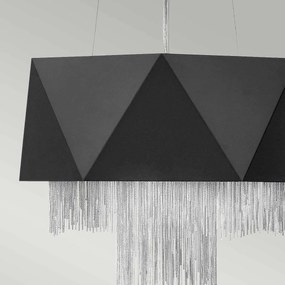 Elstead glamour modern függeszték zuma fekete ezüst elshk-zuma6-sbs