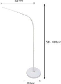 LED dimmelhető lámpa 3in1 LED/10W/230V 3000/4000/6000K CRI 90 fehér