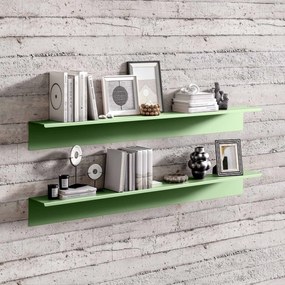 JOANNE fali polc 1200 mm, Fresh Style: pasztellzöld