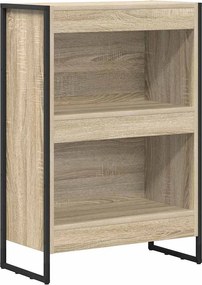 vidaXL Könyvespolc Sonoma 80 x 30 x 155 cm Faanyag