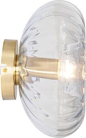 Okos fali lámpa arany színben üveggel, WiFi P45-tel - Ayesha