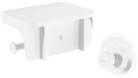 Fehér öntapadós újrahasznosított műanyag WC-papír tartó Flex Adhesive – Umbra