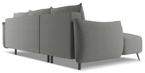 Világosszürke sarokkanapé (bal oldali) Malie – Makamii