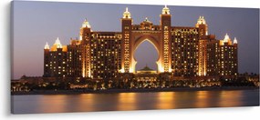 Kép egy épületról Dubajban (120x50 cm)