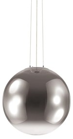 IDEAL LUX MAPA függesztett lámpa E27 foglalattal, max. 60W, 50 cm átmérő, füstüveg 161327