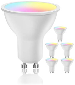 6 darabos szett LED dimmelhető GU10/6,5W/230V 2700-6500K Wi-Fi - Aigostar