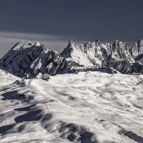 Poszter 40x40cm Alpok, Mont Blanc 2, Assaf Frank