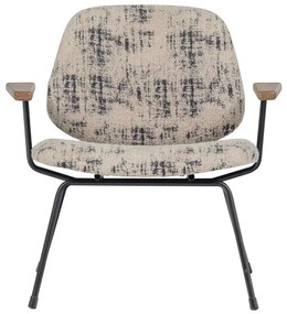 Bézs zsenília fotel Aure – WOOOD