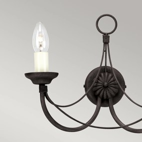 Elstead klasszikus fali lámpa carisbrooke fekete elscb2-black
