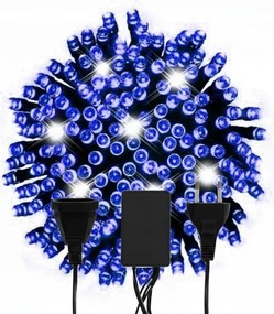 Led Lámpa 100 Led Kék 8M Mini Kék Flash