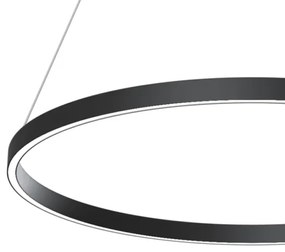 Maytoni MOD058PL-L42B3K - LED Csillár zsinóron RIM LED/51W/230V átm. 80 cm fekete