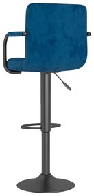 kék bársony bárszék