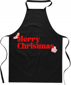 Konyhai kötény Merry Christmas Boldog Karácsonyt Ajándék