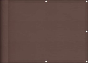 vidaXL barna 100% oxford poliészter erkélyparaván 75 x 800 cm
