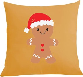 Karácsonyi párna párnahuzat Mézeskalács