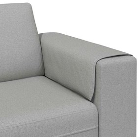 Kanapé Szett 3 pcs Felhős szürke szövet