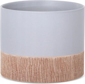 Dekorációs virágtartó MILI 18x18x15 Eurofirany hamuszürke