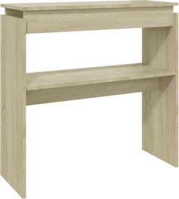 vidaXL sonoma tölgy színű szerelt fa tálalóasztal 80 x 30 x 80 cm