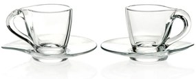 Desideria 6 darabos csésze és alátét készlet - RCR Cristalleria Italiana