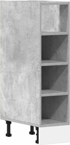 vidaXL “Riga” betonszürke szerelt fa alsószekrény 20x44,5x81,5 cm