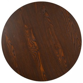 sötétbarna MDF bisztróasztal 80 cm