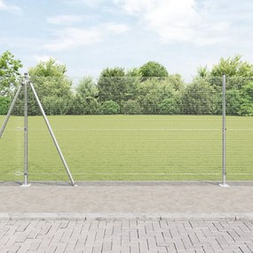 Horganyzott drótkerítés 13 fakkos oszloppal 1.2x50 m horganyzott acél