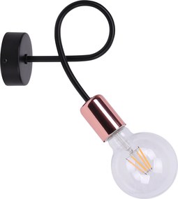 Edison Fali Lámpa Retro Loft réz keret