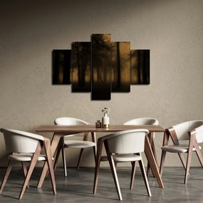 Kép - Sötét erdő (150x105 cm)