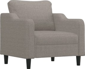 vidaXL tópszínű szövet kanapéfotel 60 cm