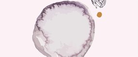 Kép - Lila minimalizmus N⁰4 (120x50 cm)