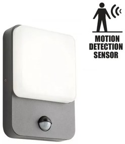 Redo 90133 - COLIN LED kültéri fali lámpa s érzékelővel 1xLED/9W/230V IP54