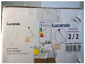 Lucande Lucande - Csillár rúdon JOLLA 1xE27/60W/230V LW0355