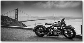 Fotó kép edzett üveg Motorkerékpár 140x70