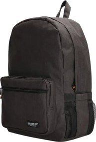 Fekete könnyű iskolai hátizsák „Rock”