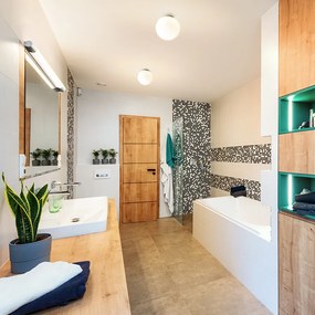 RENDL R12220 CRESCENDO fali lámpa, fürdőszoba IP44 króm