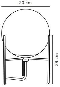Nordlux - Asztali lámpa ALTON 1xE14/15W/230V arany
