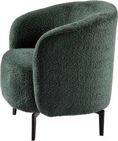 Fotel, zöld/fekete, PRESO